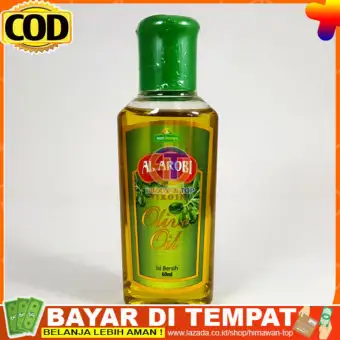 Al Arobi Minyak Zaitun 60ml Asli 100 Obat Herbal Alami Obat Tradisional Mengobati Extra Virgin Olive Oil Minyak Zaitun Murni Mencegah Serangan Kanker Minyak Zaitun Perasan Pertama Aman Terjamin Halal Lazada Indonesia