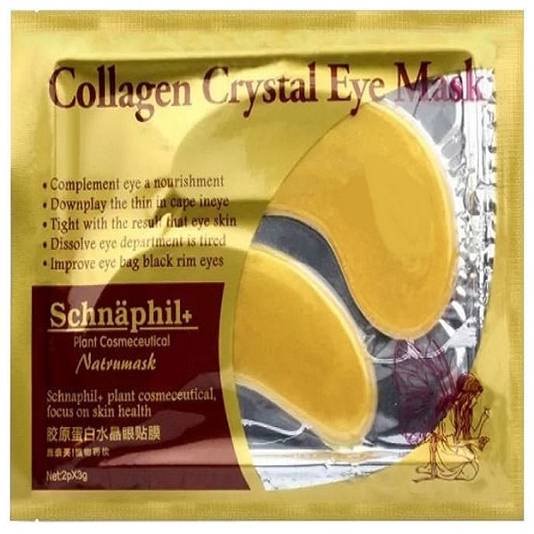 Masker mata Collagen crystal eye mask masker mata original crystal collagen gold powder eyelid