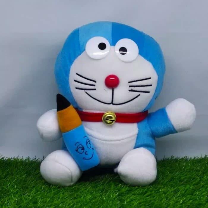  Gambar  Doraemon  Dengan Pensil 