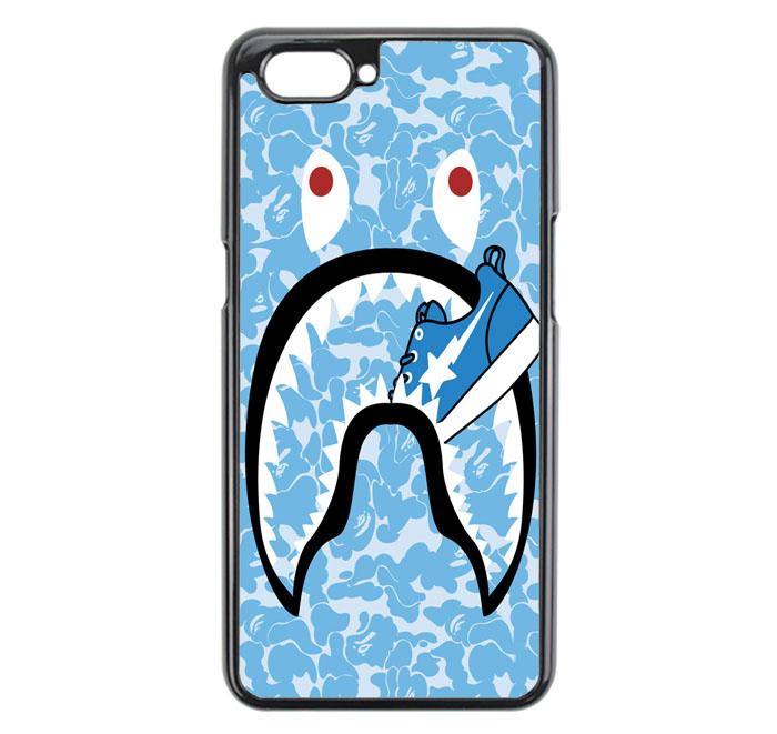 Casing For Oppo A3S Bape Shark Blue Shoes E1753
