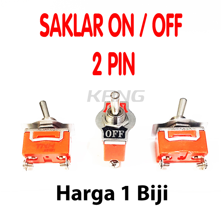 SAKLAR / SWITCH ON OFF BESI 2 PIN | Lazada Indonesia