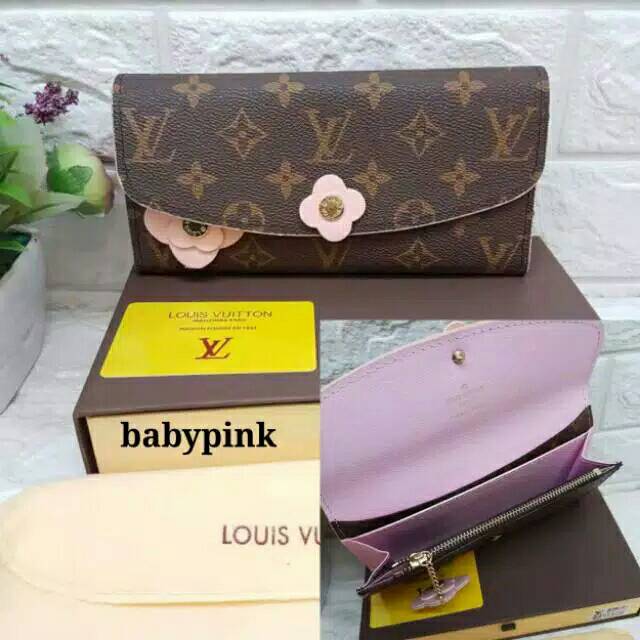 dompet import wanita / dompet panjang / dompet lv panjang free box uk 20 x 9
