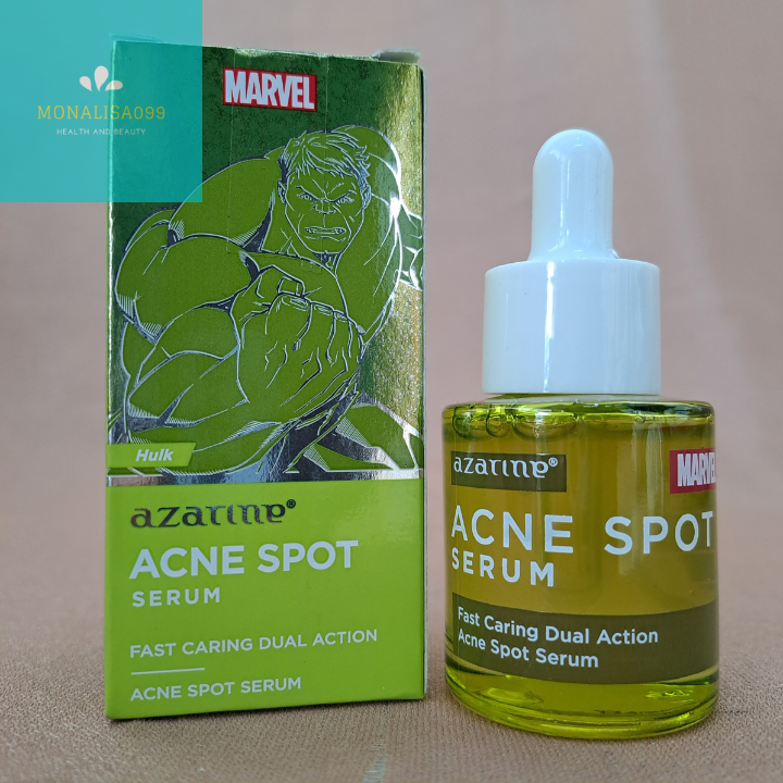 Azarine Marvel ACNE SPOT SERUM Kemasan Baru/FAST CARING DUAL ACTION