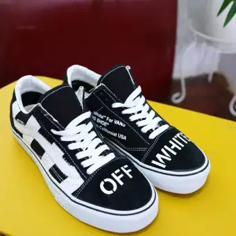 Sepatu Vans Original Pria Terbaru 2020 Sepatu Vans Old Skool Off White Lazada Indonesia