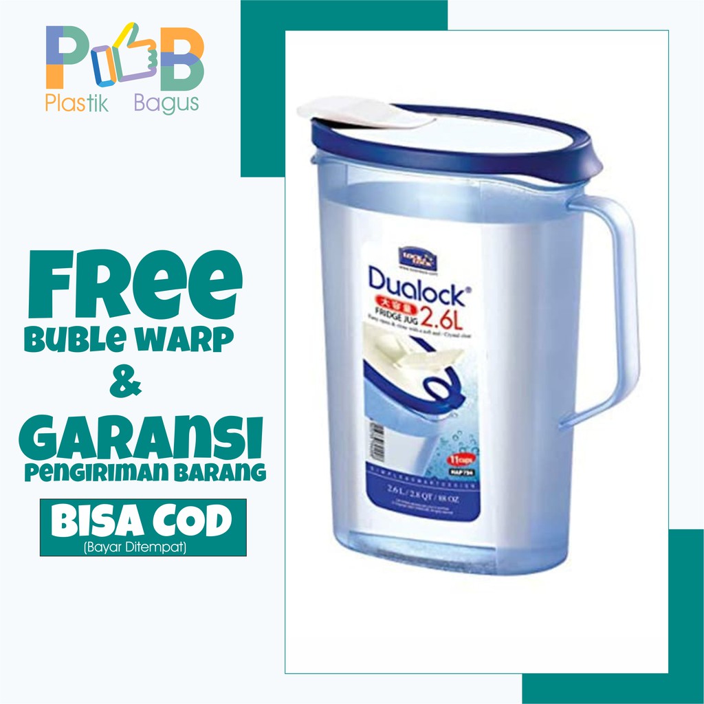 BOTOL MINUM kulkas locknlock LOCK&LOCK LOCK N LOCK 2600ML 2.6 L hap794