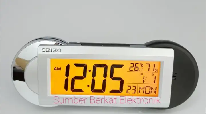 jam meja digital seiko