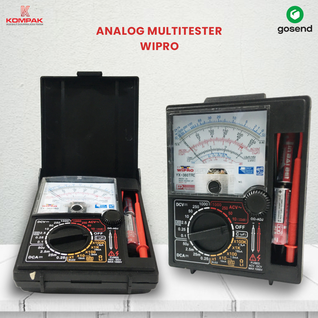 MULTITESTER ANALOG WIPRO YX-360TRD | Lazada Indonesia