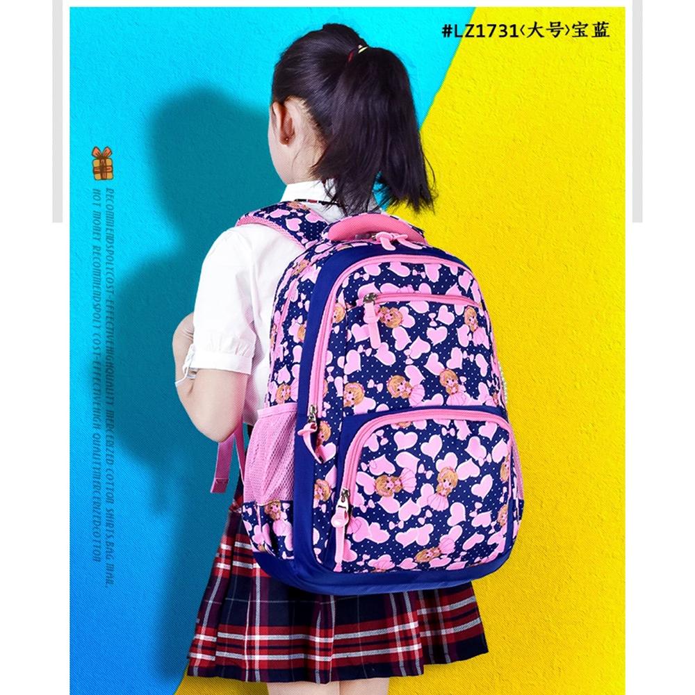 Tas Ransel wanita tas sekolah longzhou 1776 pink