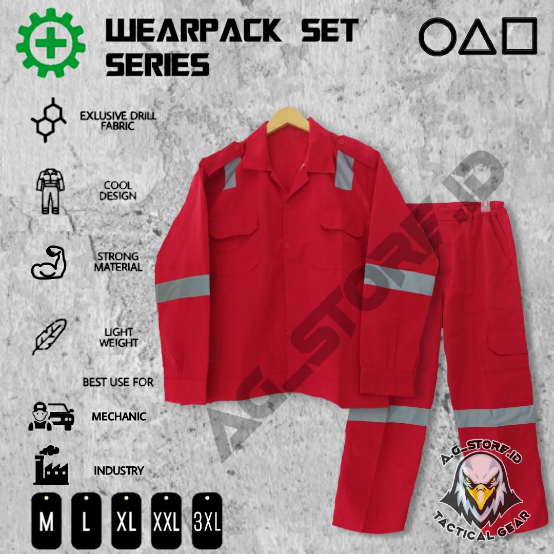 Seragam Wearpack safety setelan baju celana katelpak safety kerja ...