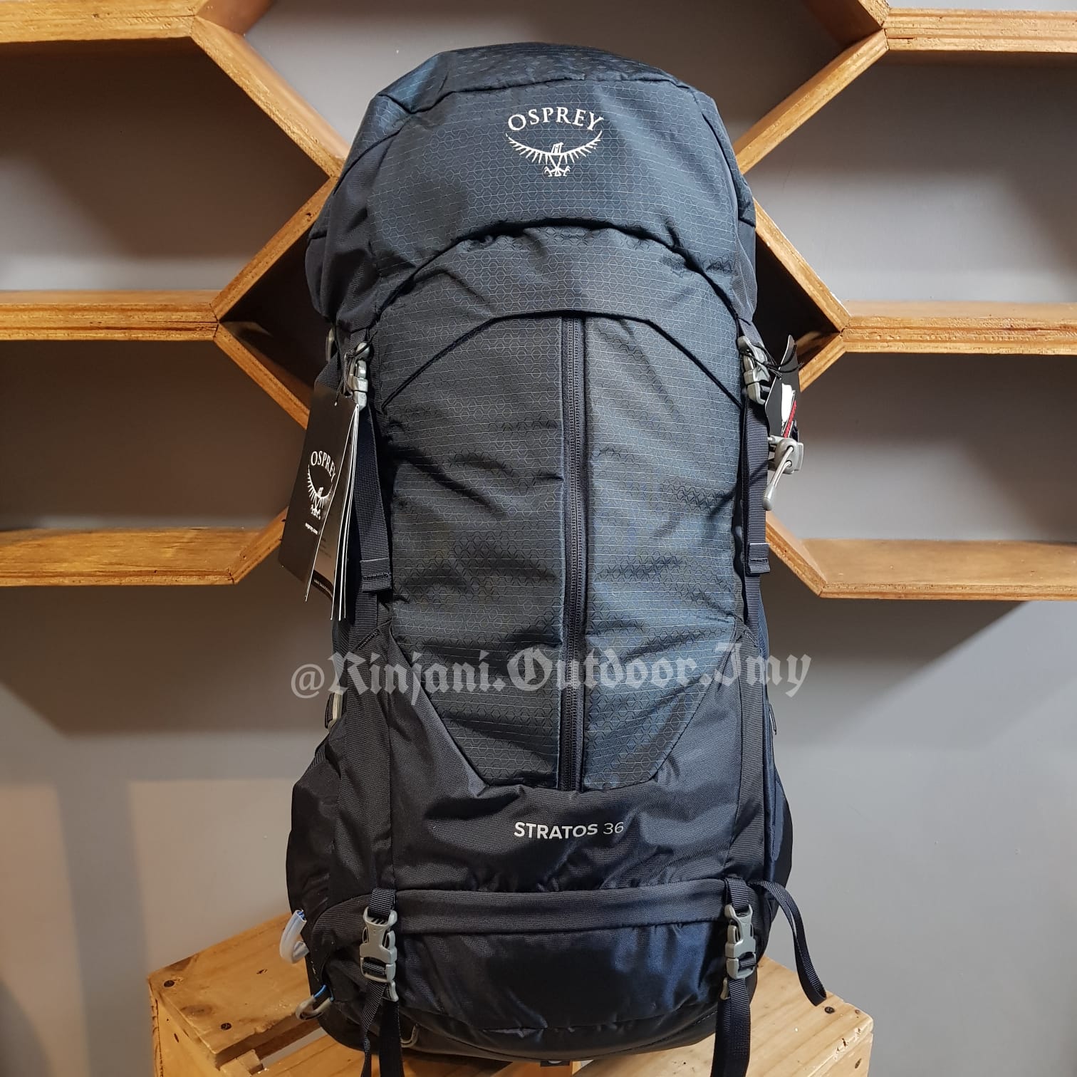 OSPREY STRATOS 36 S22 NAVY LIFETIME WARRANTY TAS GUNUNG OSPREY STRATOS