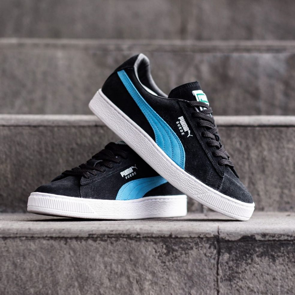 puma suede electric blue