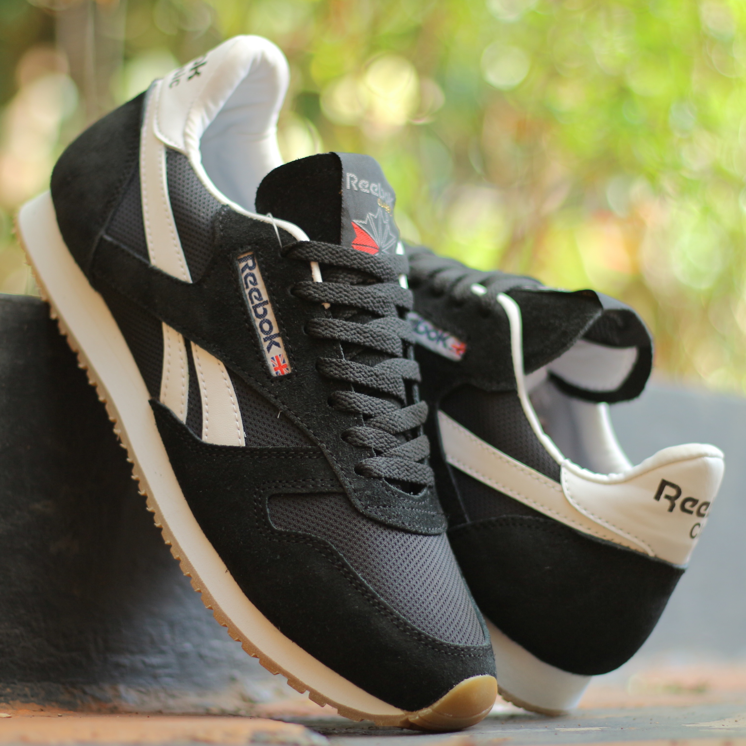 reebok classic suede sneakers