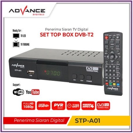 Set Top Box Advance Stp A Stp Ao Dvb T Receiver Tv Full Hd Lazada