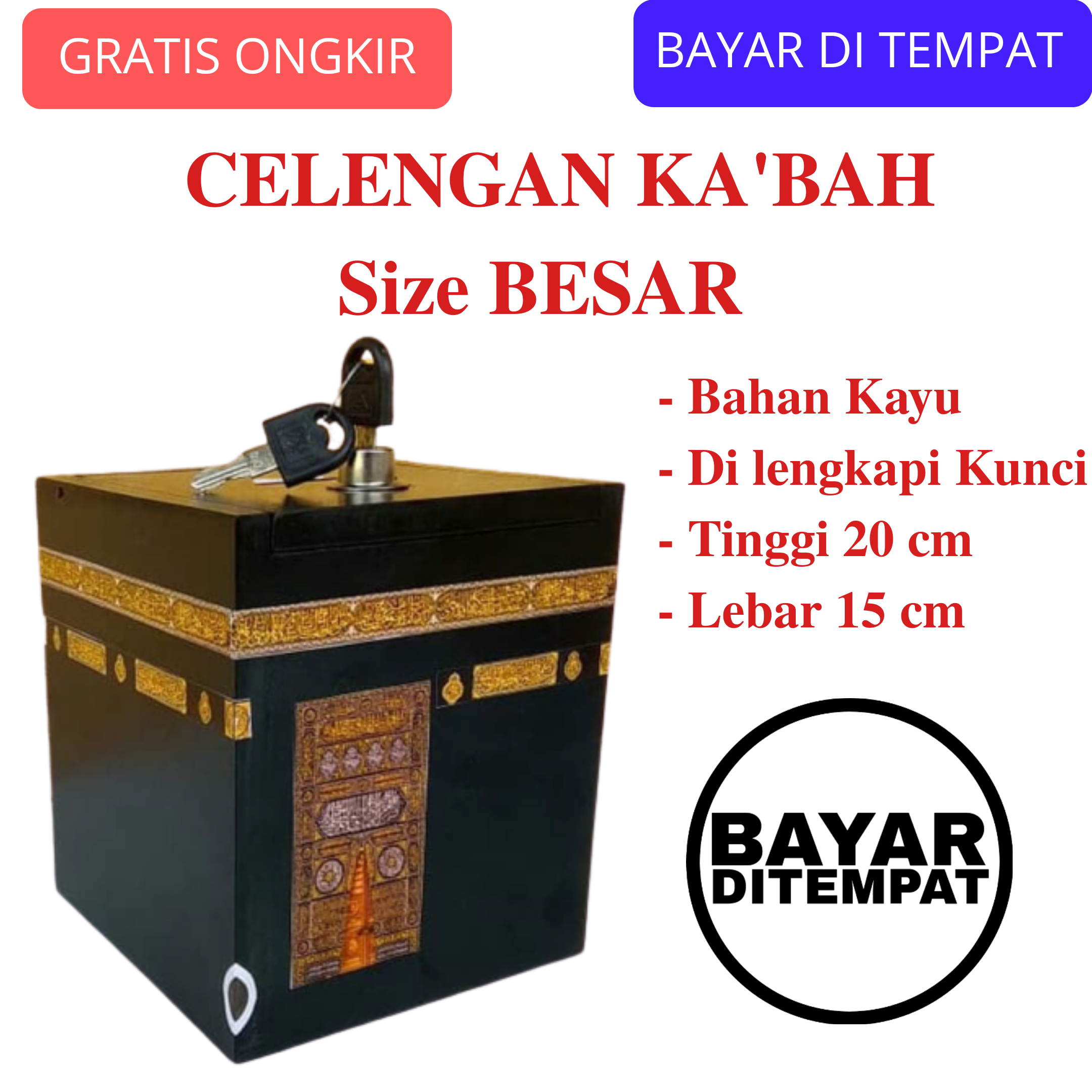 celengan kabah celengan gembok kunci celengan besar celengan unik