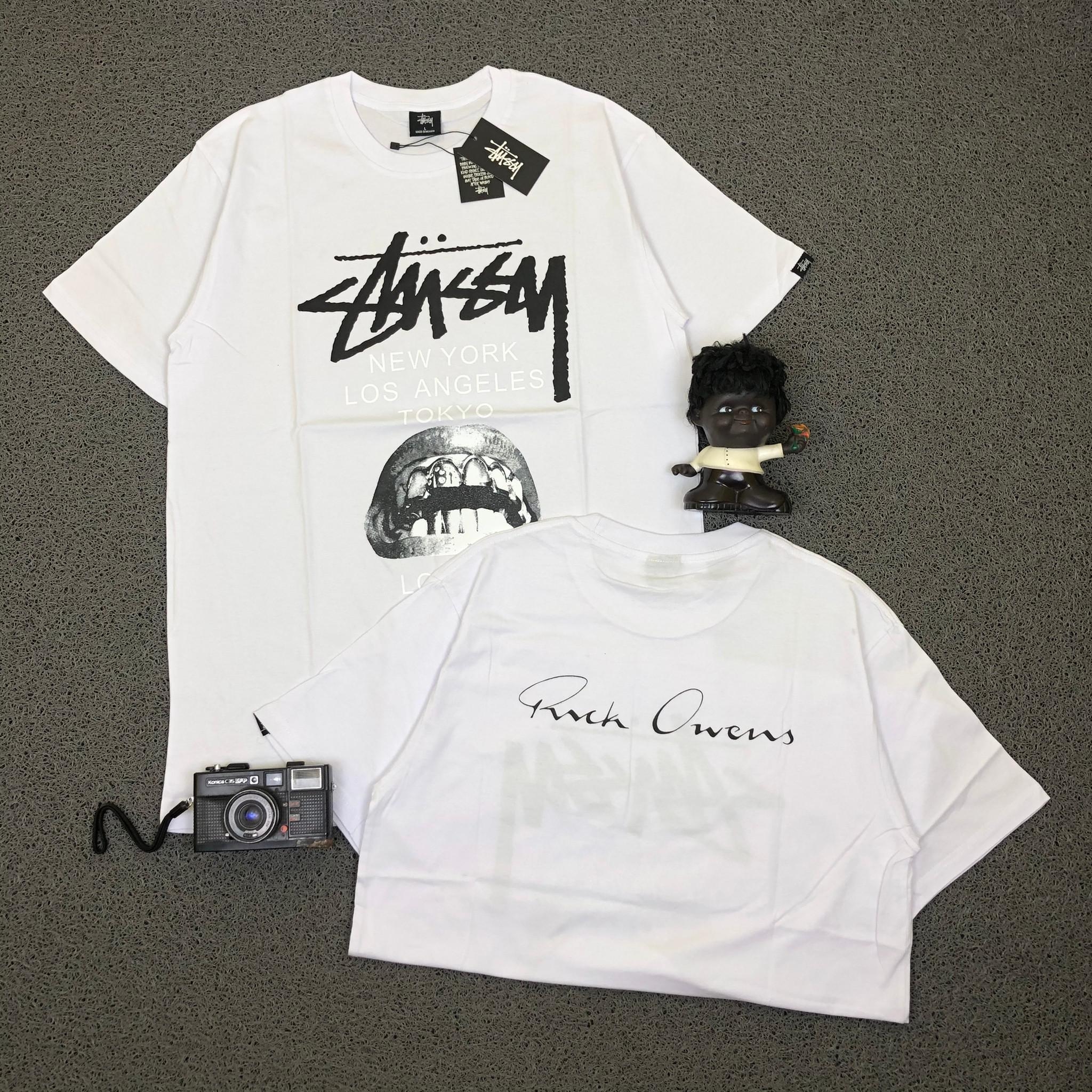 KAOS TSHIRT STUSSY X RICK OWENS WORLD 