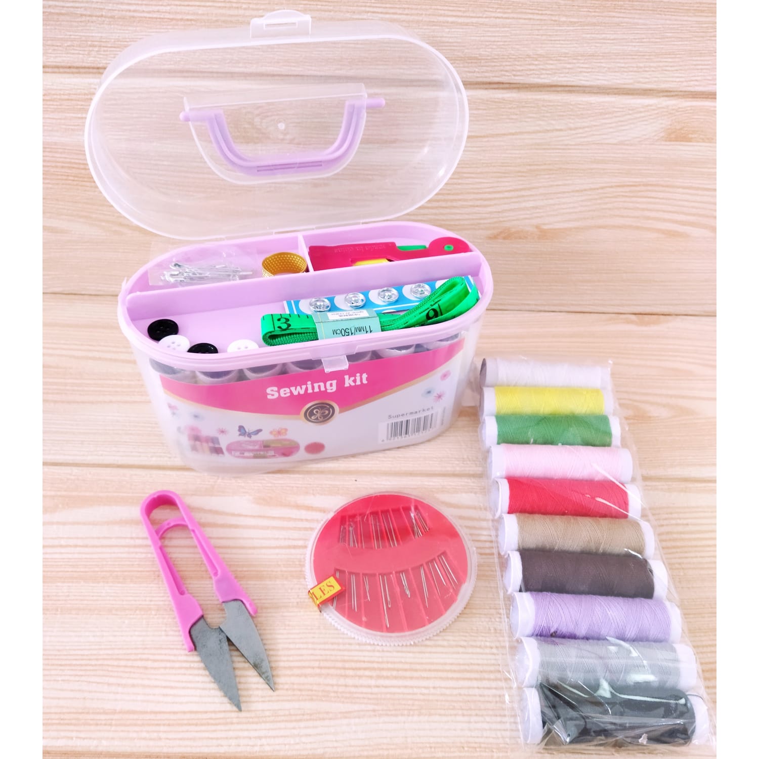 SET BOX ALAT JAHIT LENGKAP / SEWING KIT BOX Lazada Indonesia