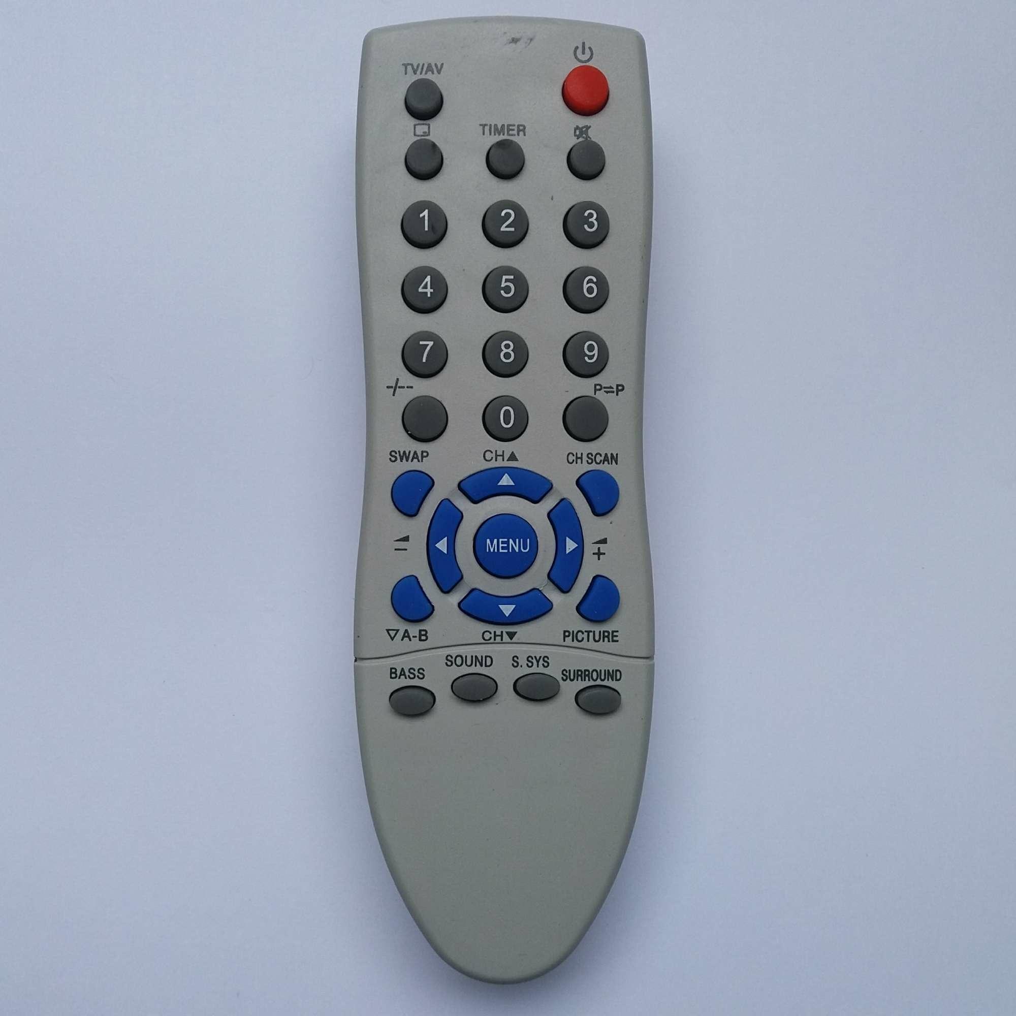 remote tv sanyo tabung - remot control tv