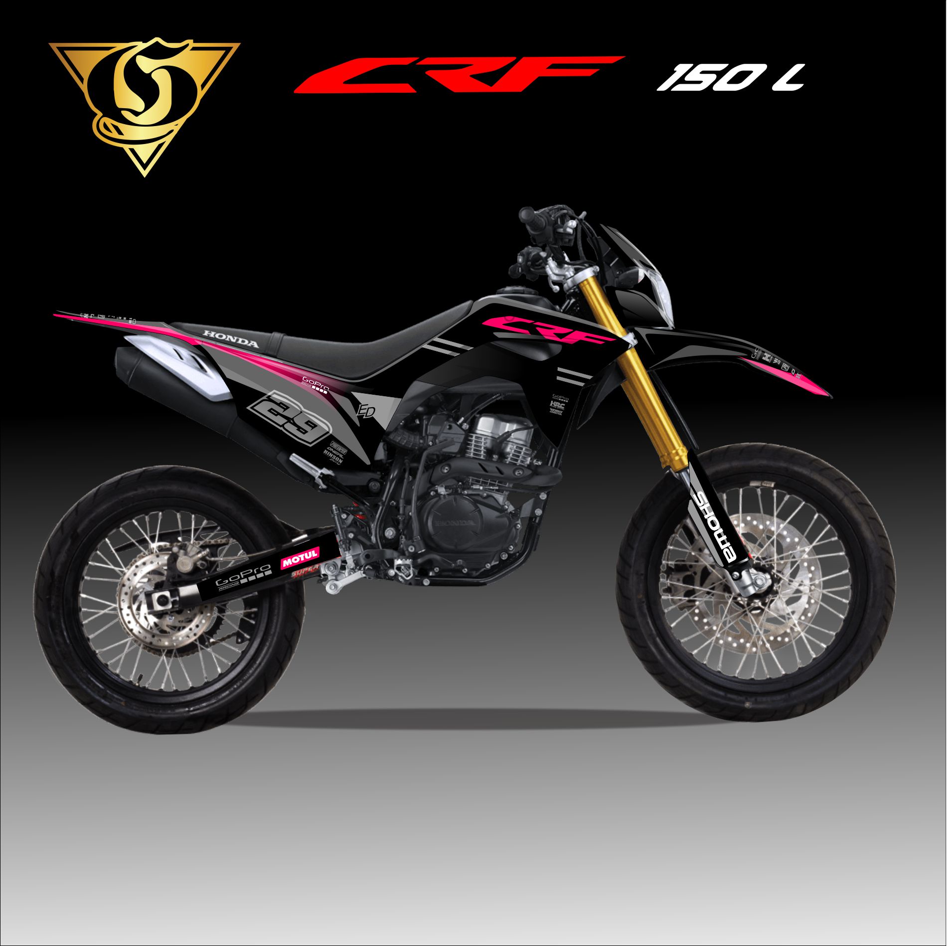 Decal Stiker Dekal Stiker Full Body Honda Crf 150 Hn 05 Lazada Indonesia