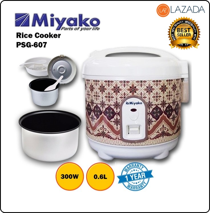 harga miyako rice cooker psg 607