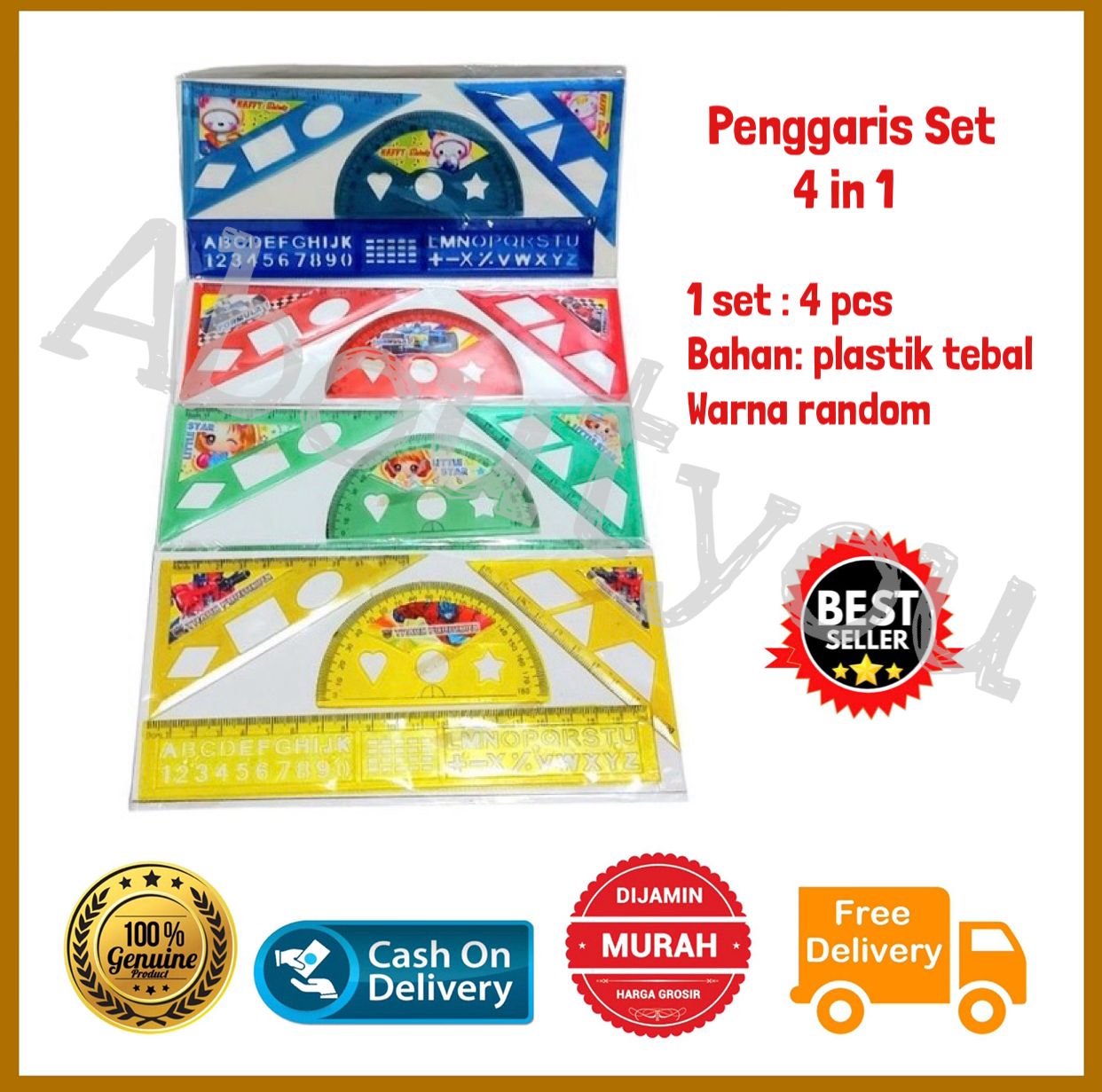 Penggaris Set Matematika Busur Garisan Segitiga Ruler Set Mistar In Lazada Indonesia