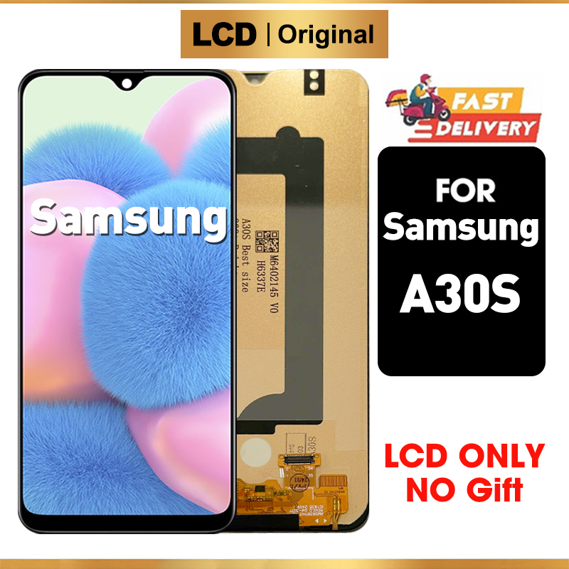 LCD Samsung A30S Original Touchscreen Fullset Untuk ORI Glass Touch ...