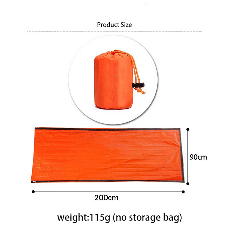 Emergency Blanket Sleeping Bag Anti Dingin Thermal Sleeping Bag