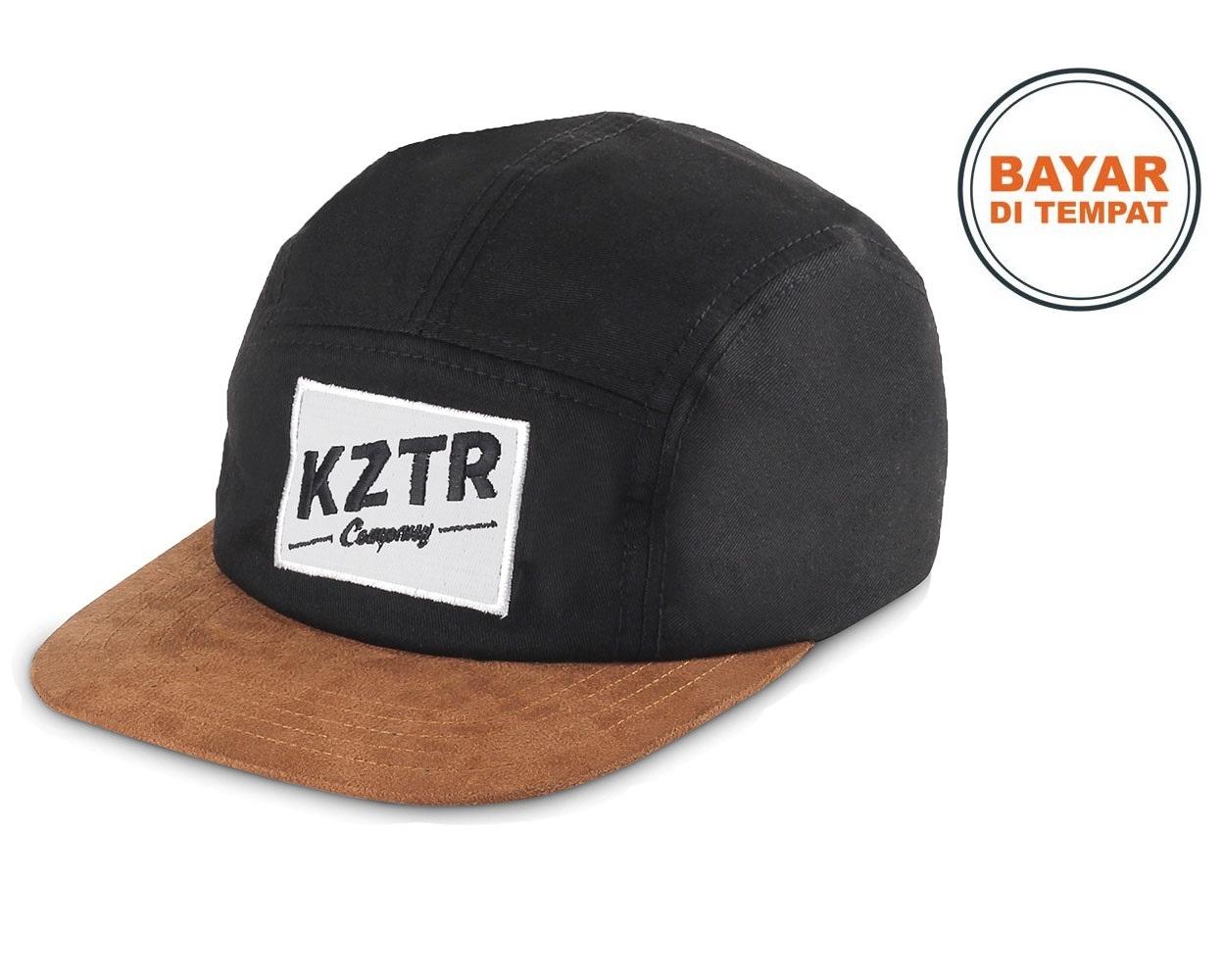 Kuzatura Topi Snapback Distro Cap Original Twill KLU918 - Black