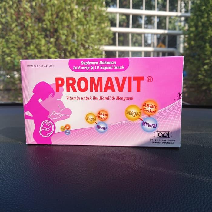 TERLARIS Promavit Vitamin Ibu Hamil Dan Menyusui Perbox ( 6 Strip 10 Kapsul - OofAHMeG