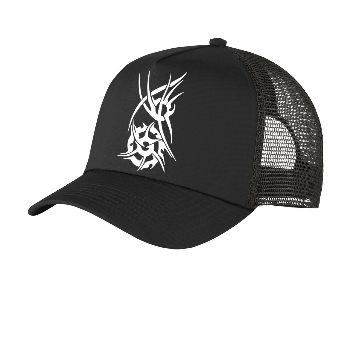 Topi Model Jaring Truckert Pria Dan Wanita Warna Hitam Gambar Triball 6 Putih Topi Santai Topi Keren Topi Distro BAYAR DI TEMPAT