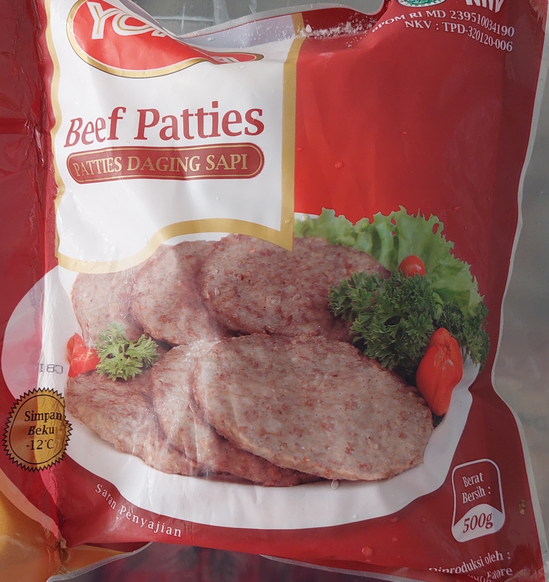 YONA BEEF PATTIES 500g Lazada Indonesia