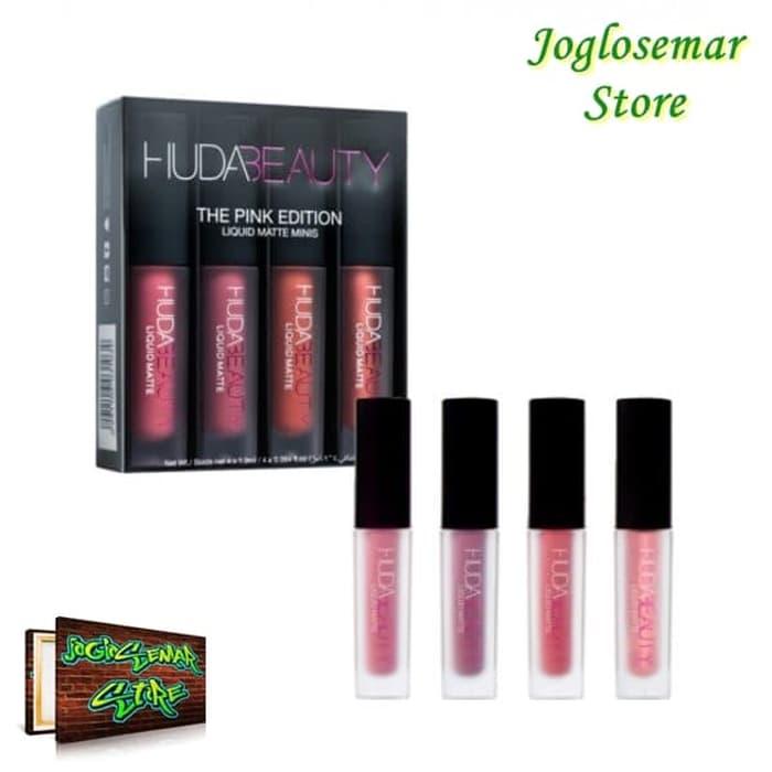 huda matte lipstick pink edition