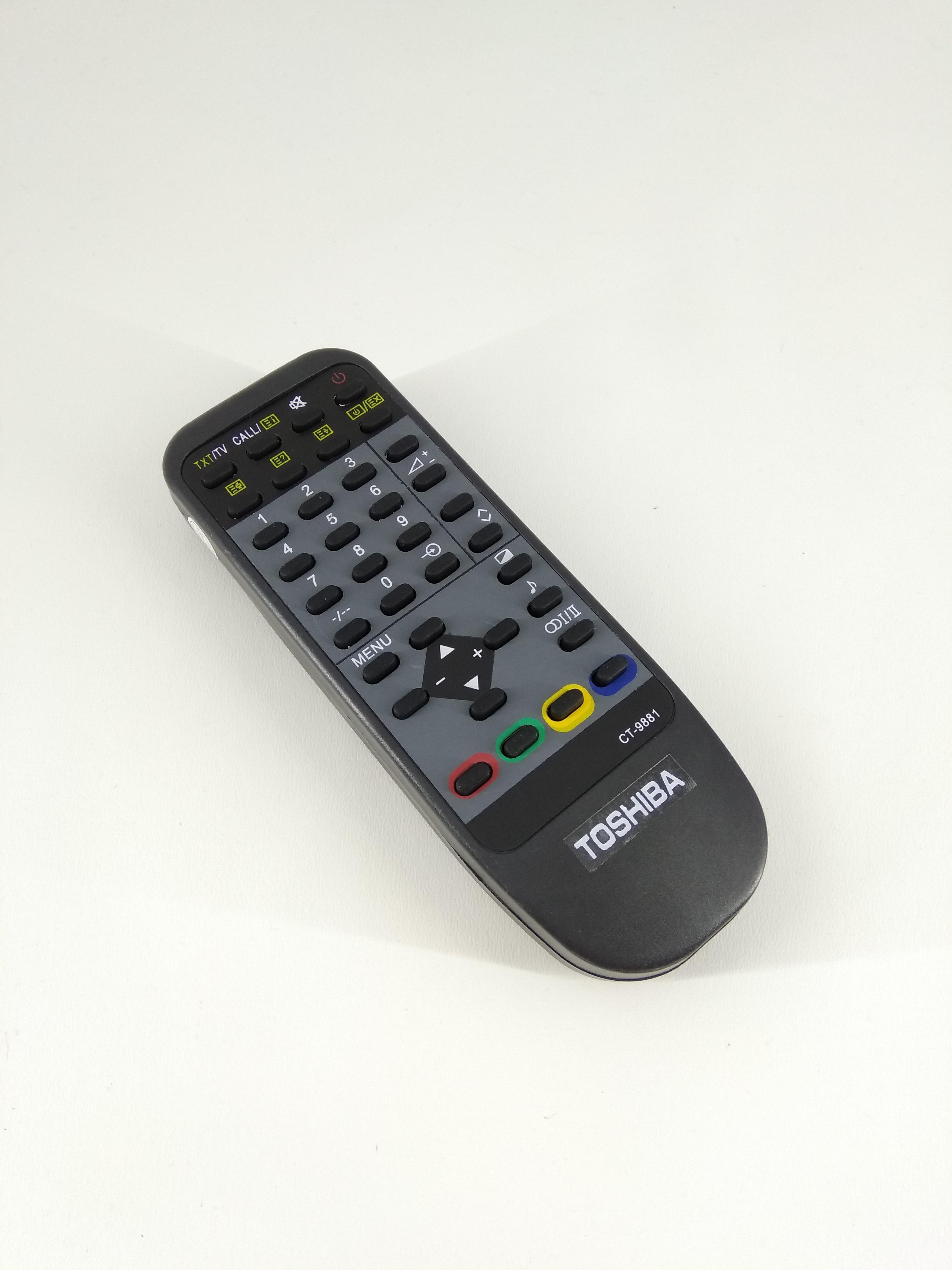 Remot Remote TV Toshiba Tabung Bomba CT-9881 Original Pabrik / KW