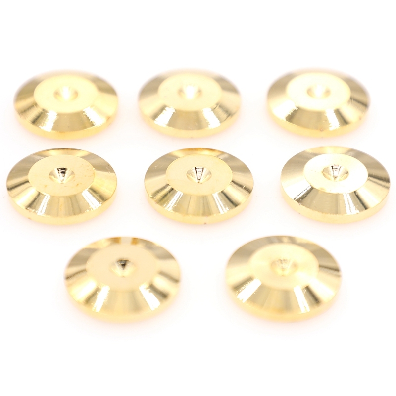 8Pcs Amplifier Home Speaker Pad Desktop Bracket Copper Suspension Base Stable Nail Floor HIFI Shock Absorber Malaysia