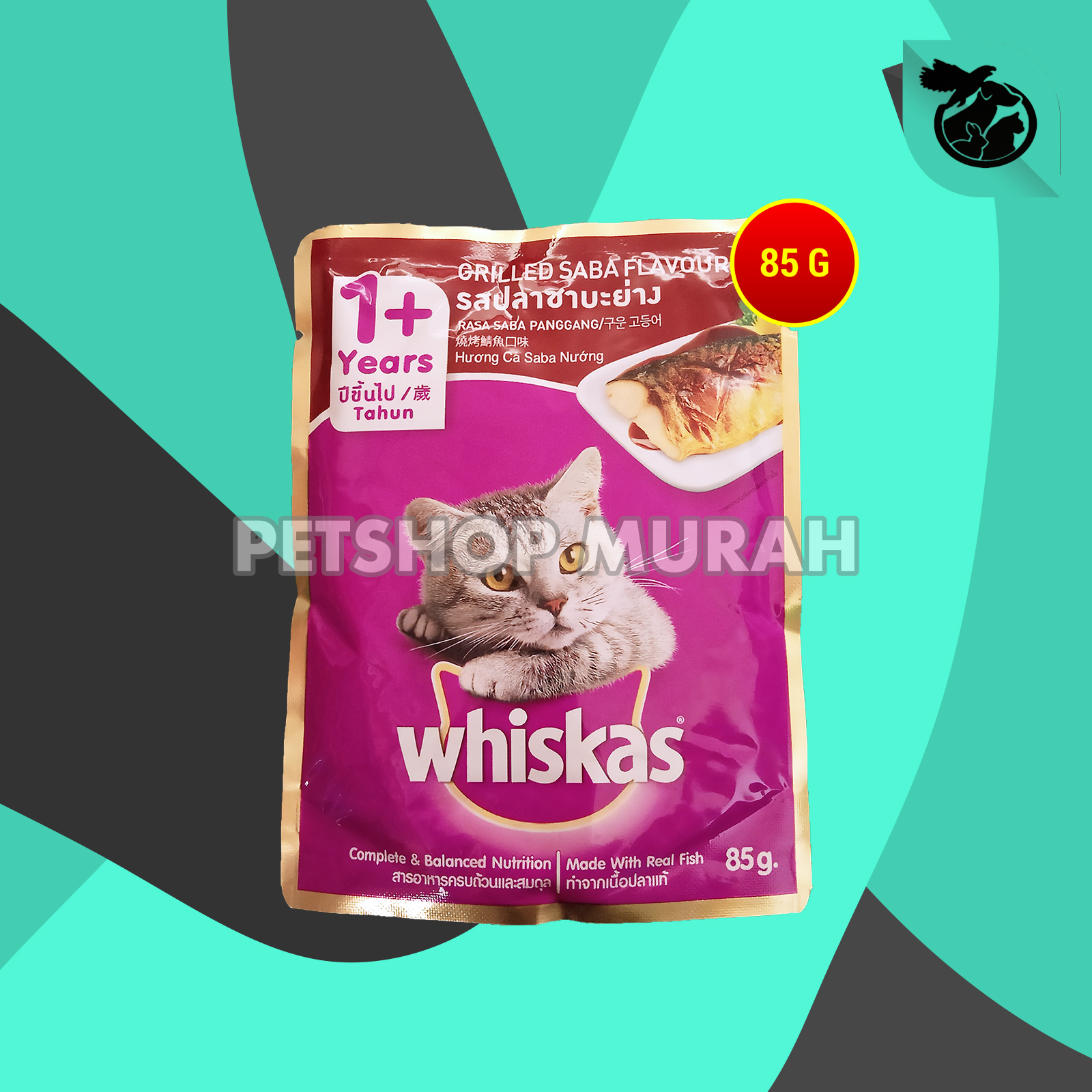 Cat Food Makanan Kucing Whiskas Sachet Pouch Whiskas Pouch 85 gr