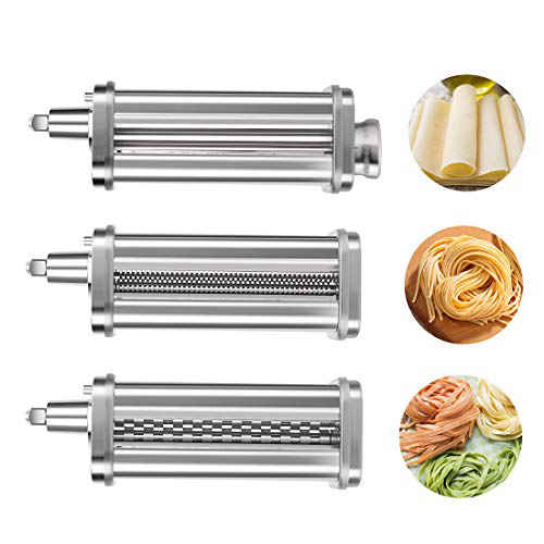 Hanchen Electric Noodle Presser Pasta Spaghetti Maker Household Handheld Multi-functional Noodle Making Machine Kitchen Tool Noodle Presser Simplified version+One 2.5mm round noodle bucket 