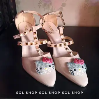 high heels hello kitty