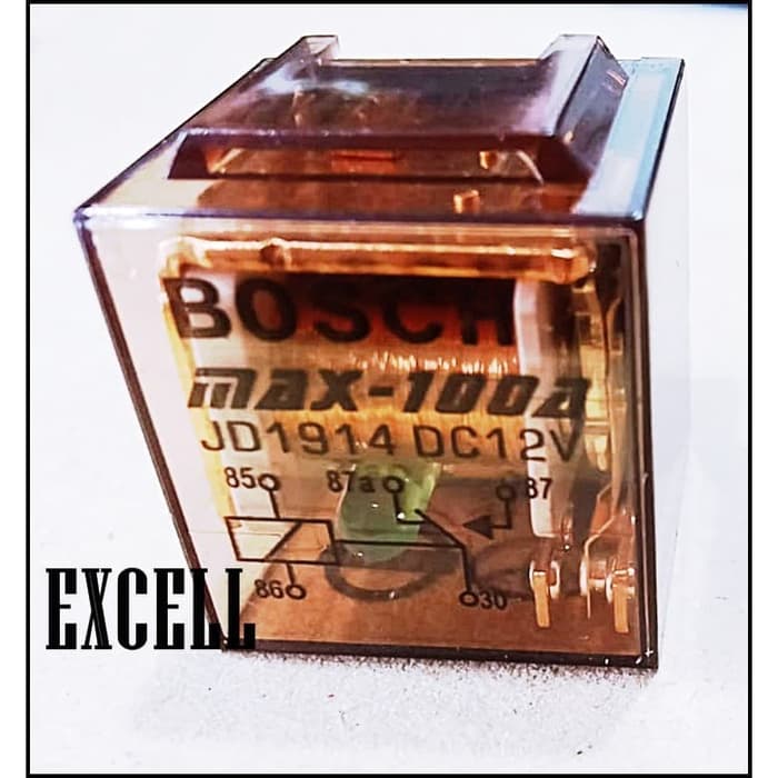 Relay Kaki 5 K5 Transparan Led Bosch 12v Lazada Indonesia