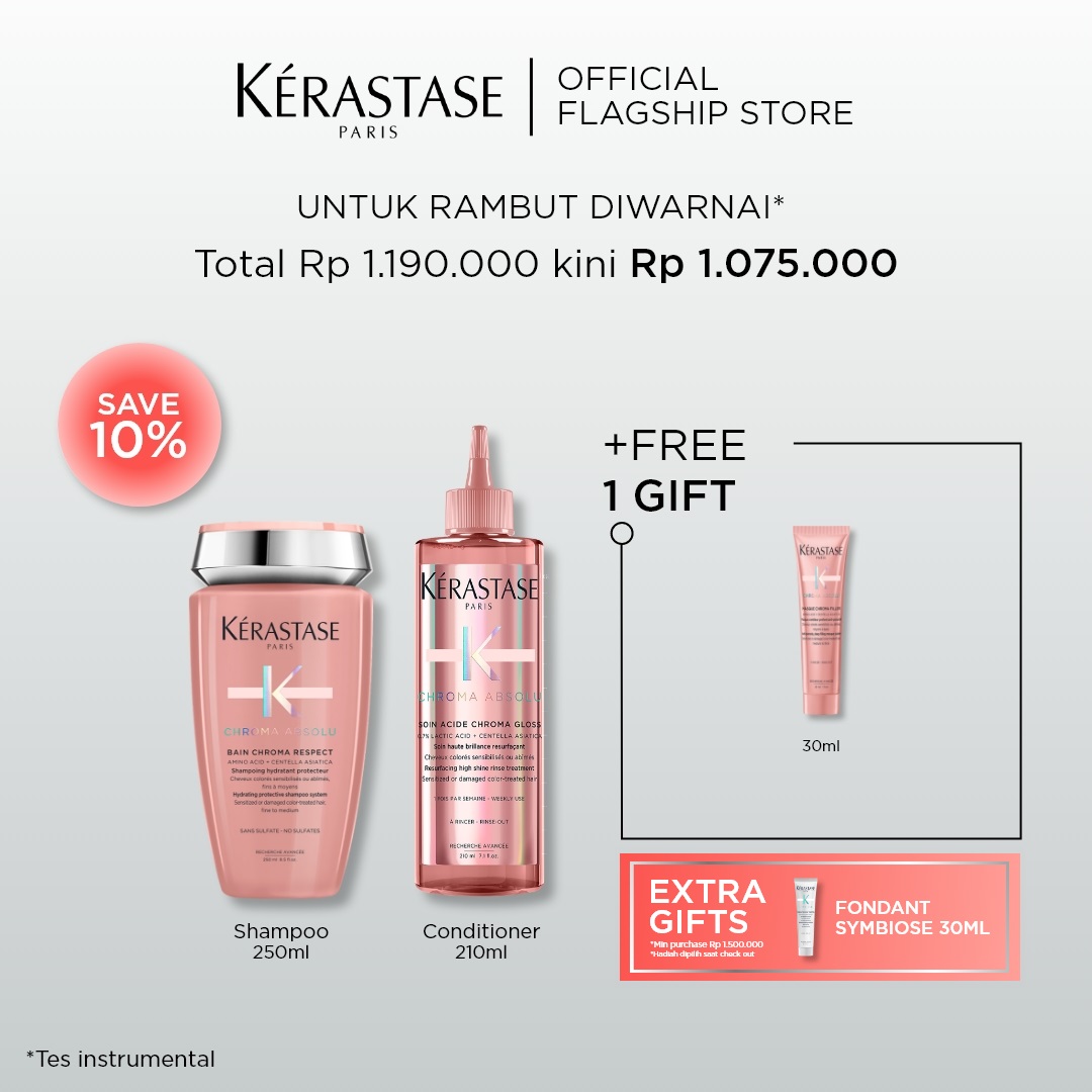 Kerastase Color Care Duo Bain Chroma Respect Shampoo untuk Rambut