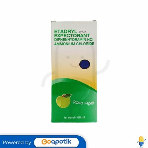 ETADRYL EXPECTORANT SYRUP RASA APEL 60 ML Lazada Indonesia