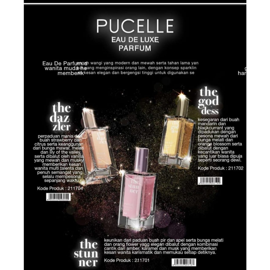 PUCELLE Eau De Luxe Parfum 50 ML Lazada Indonesia