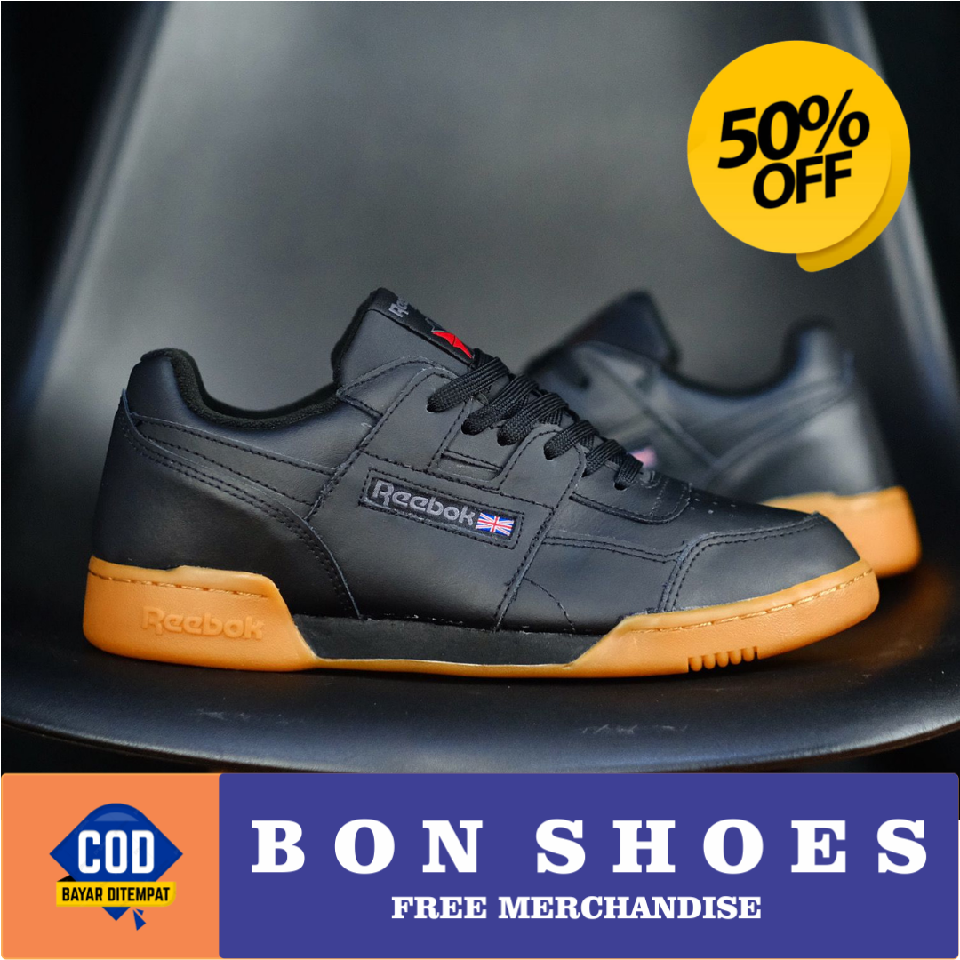 classic black and white reebok