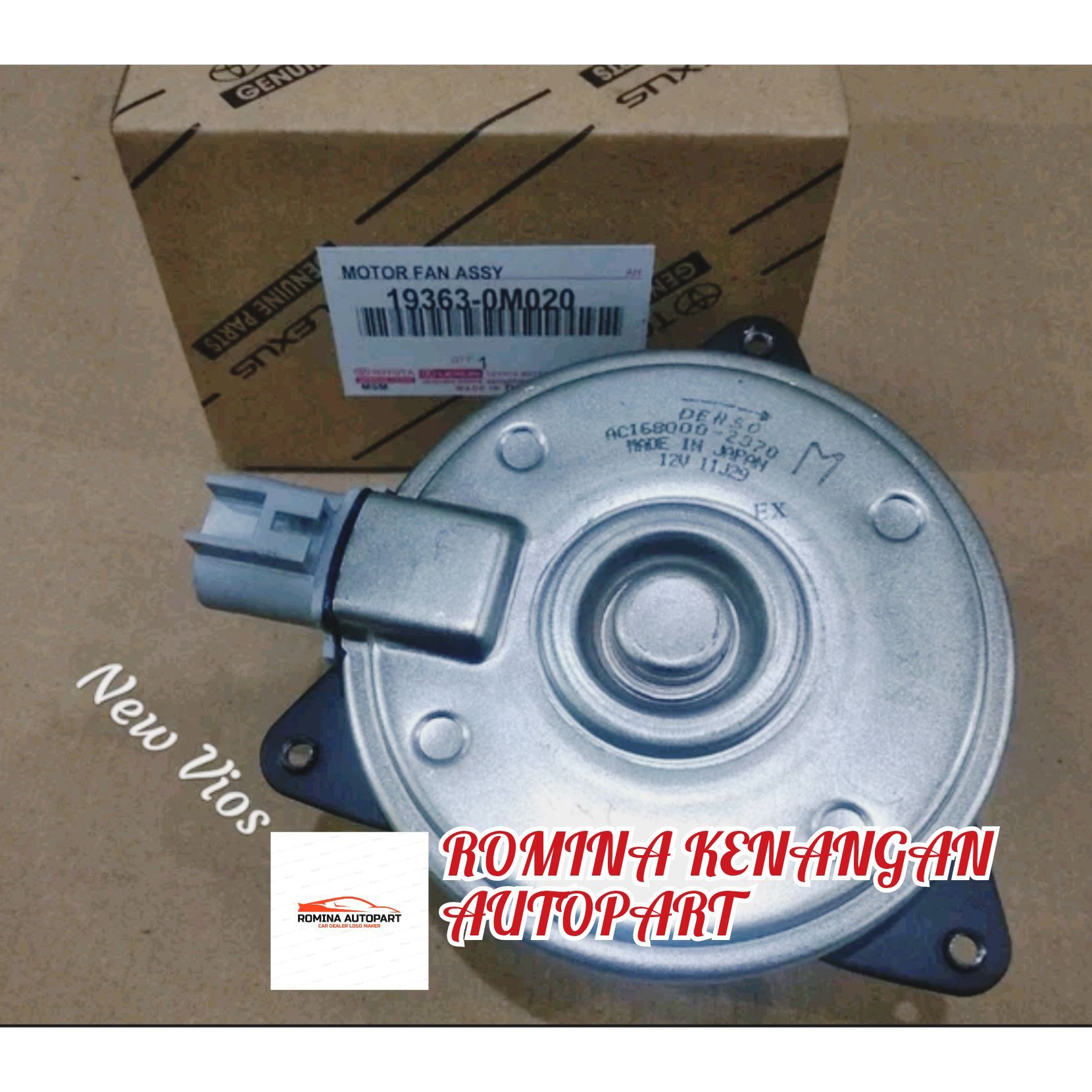 Motor Fan Radiator Yaris / New Vios / Etios Motor Fan AE1680009430