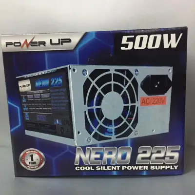 PowerUp Power Supply Nerro 500W PSU Atx Power Up 500 Watt