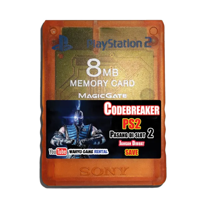 memory card ps2 codebreaker