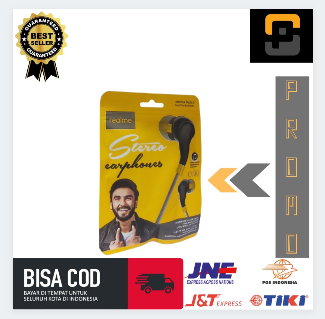 Realme SK-R50 Headset Buds 2 Feel The Real Bass Murah | Lazada Indonesia