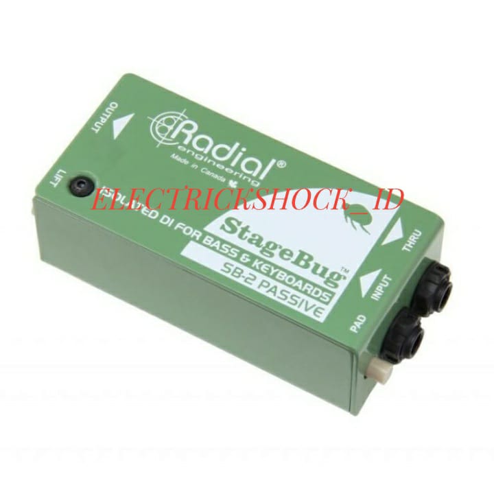 RADIAL STAGEBUG SB 2 PASSIVE DIRECT BOX FOR BASS AND KEYBOARD Lazada
