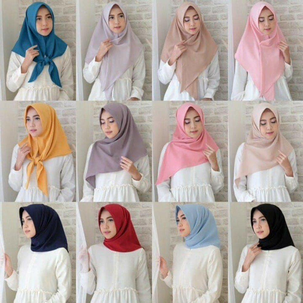 Mesh Hijab / Jilbab Segitiga Instan - HIJAB INSTANT SEGITIGA INSTANT - 1 pc