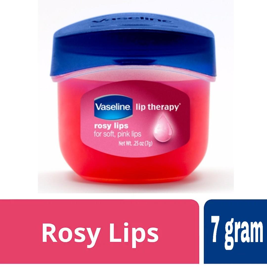 Vaseline Lip Therapy/ Lip Balm Rosy Lips & Original 7 Gr (25 Oz