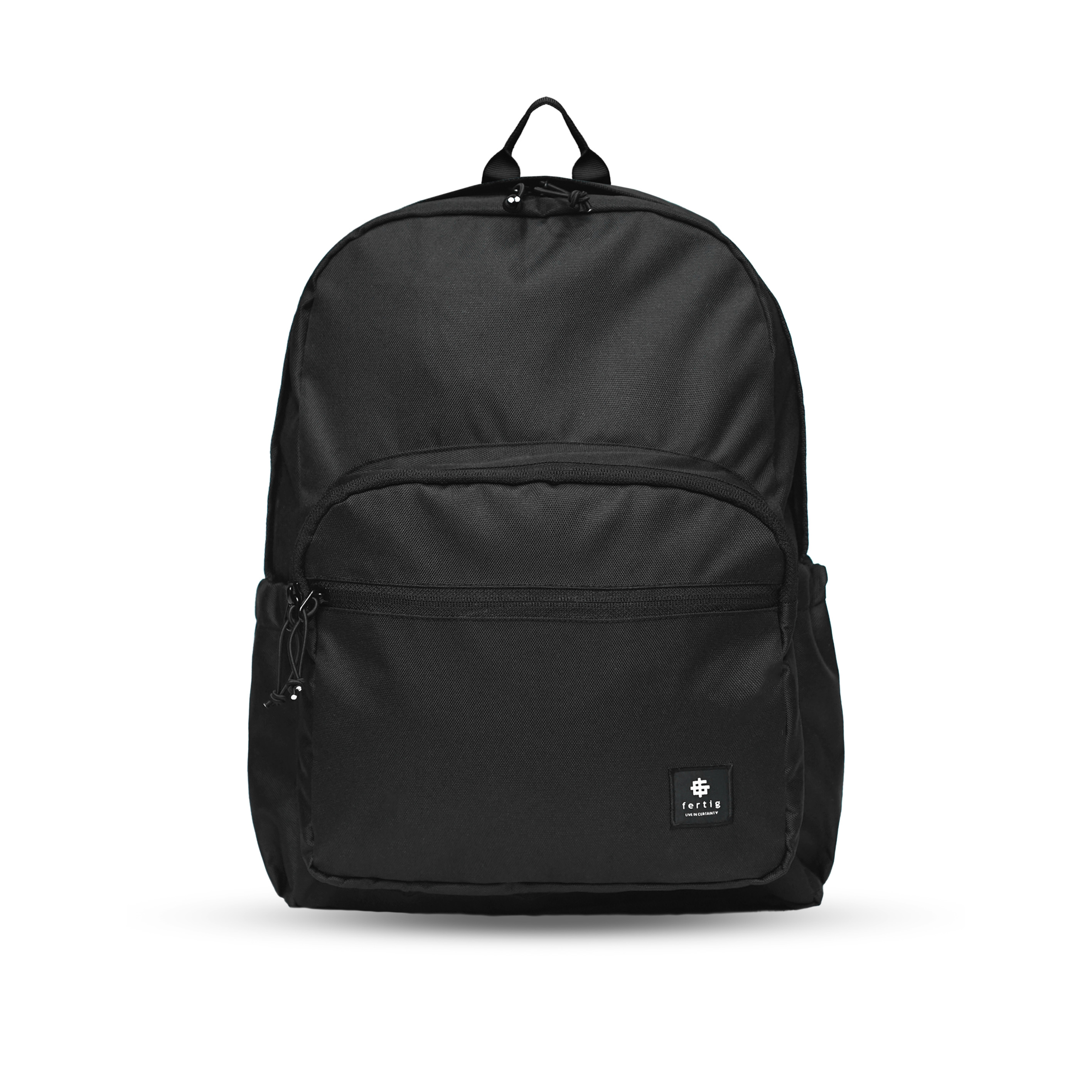 Fertig Dominate Black Tas Backpack Pria Tas Sekolah Muat Laptop