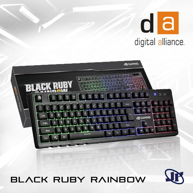 keyboard black ruby rainbow